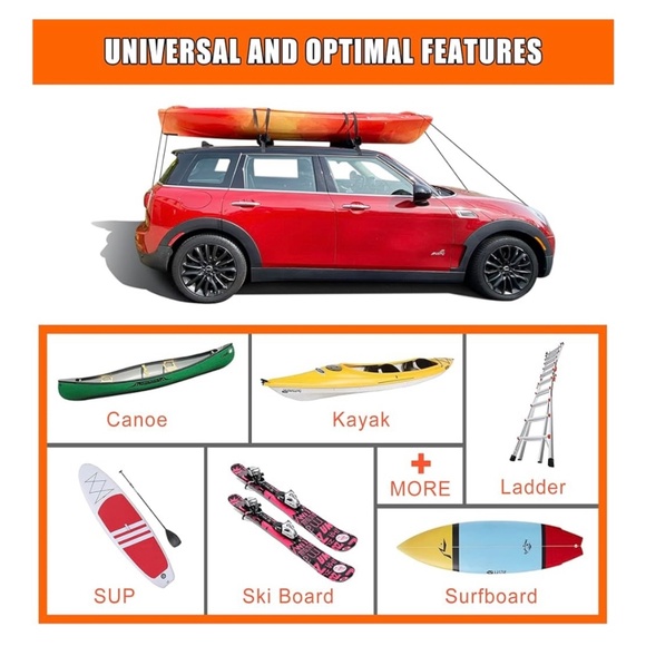 MeeFar Universal Car Soft Roof Rack - Picture 3 of 5